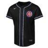 Seiya Suzuki Chicago Cubs Nike Youth Fashion Replica Player Jersey - Black - Side View