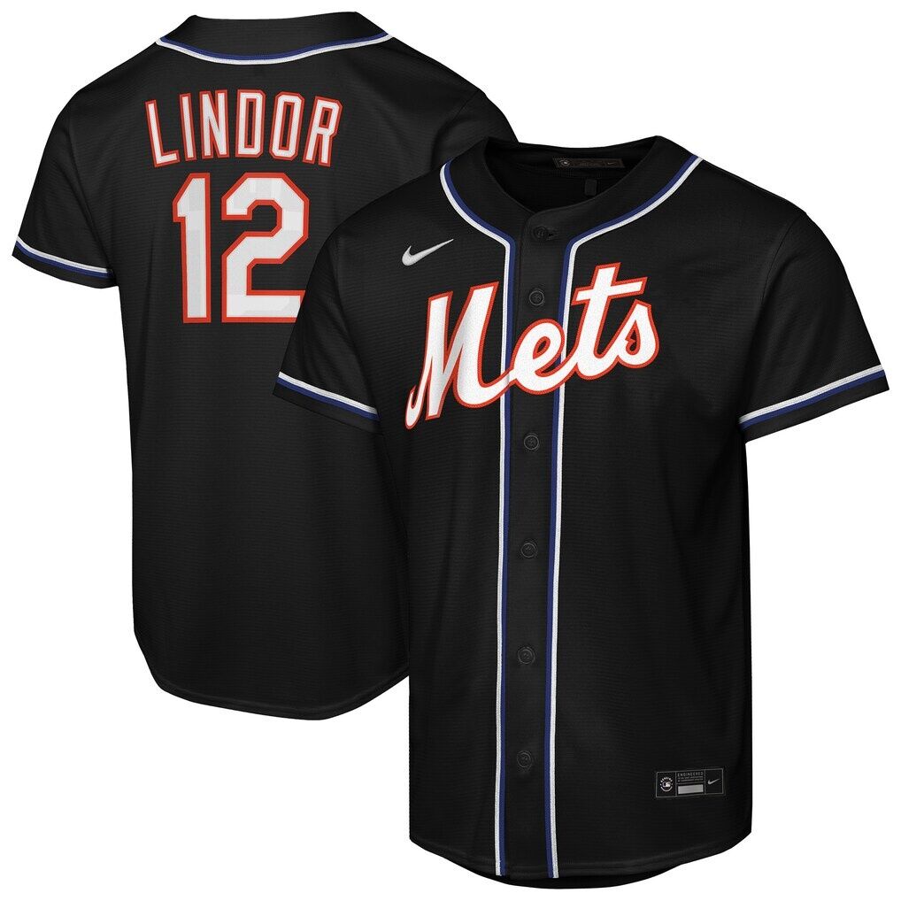 Francisco Lindor New York Mets Nike Youth Fashion Replica Player Jersey