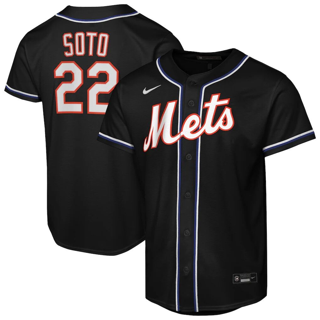 Juan Soto New York Mets Nike Youth Fashion Replica Player Jersey