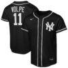 Anthony Volpe New York Yankees Nike Youth Fashion Replica Player Jersey - Black - Front View