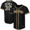 Paul Skenes Pittsburgh Pirates Nike Youth Fashion Replica Player Jersey - Black - Front View