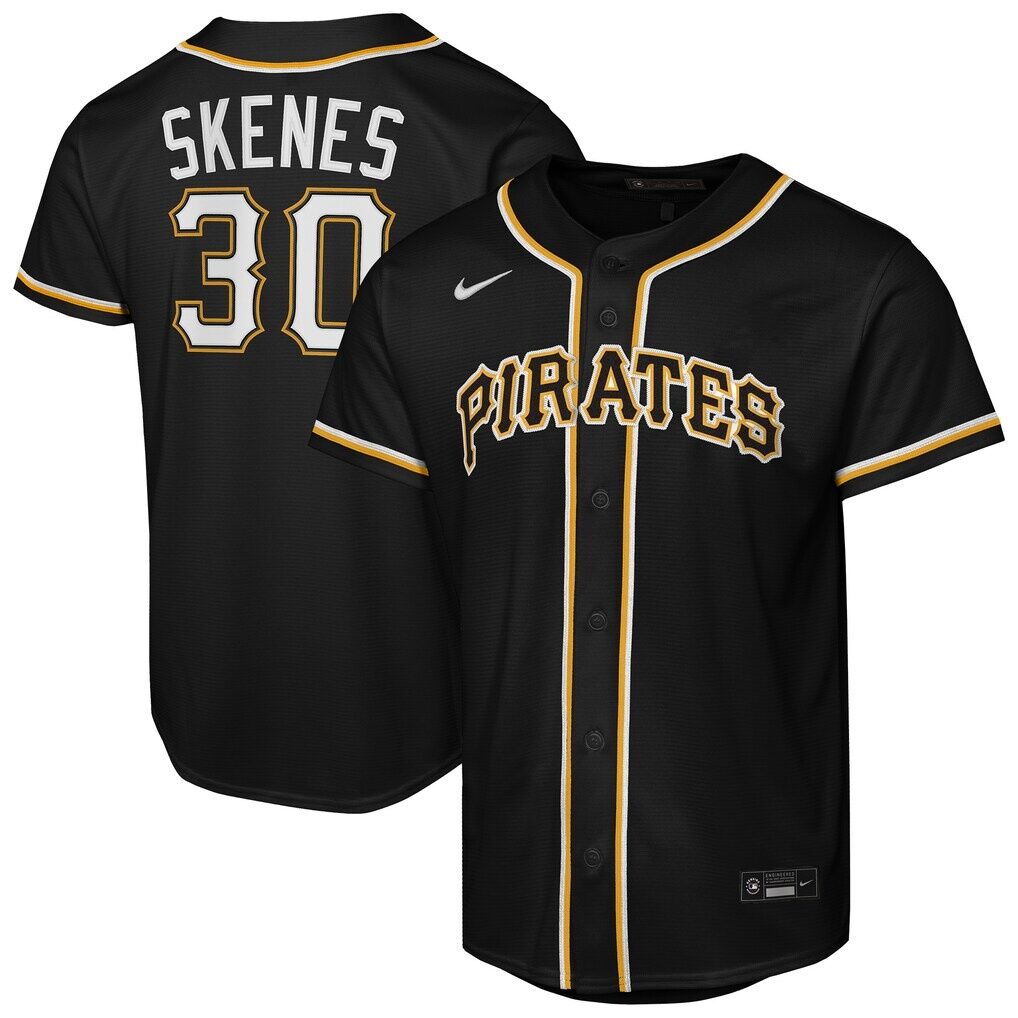 Paul Skenes Pittsburgh Pirates Nike Youth Fashion Replica Player Jersey