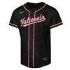 James Wood Washington Nationals Nike Youth Fashion Replica Player Jersey - Black - Side View