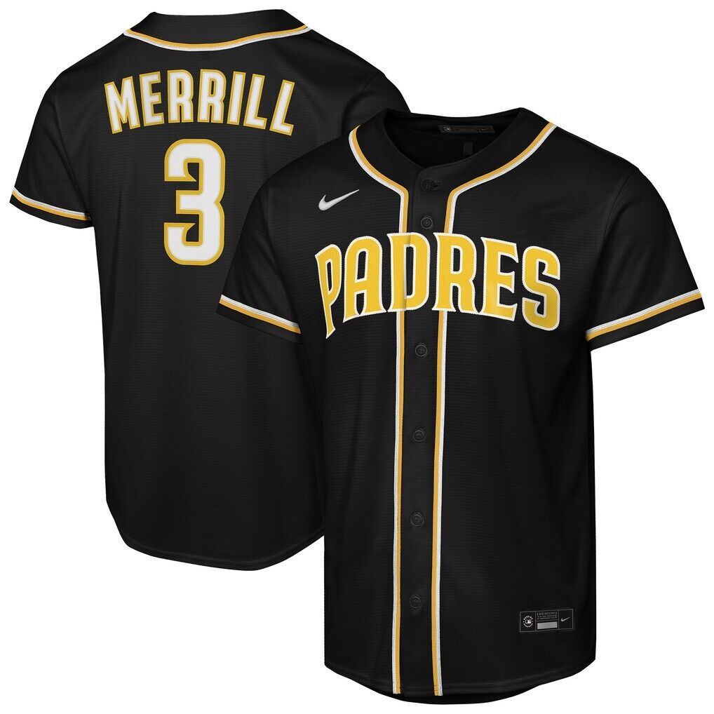 Jackson Merrill San Diego Padres Nike Youth Fashion Replica Player Jersey