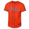 Houston Astros Nike Youth Alternate Stadium Jersey - Orange - Side View