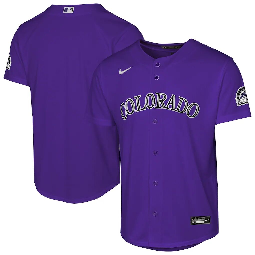 Colorado Rockies Nike Youth Alternate 2 Stadium Jersey