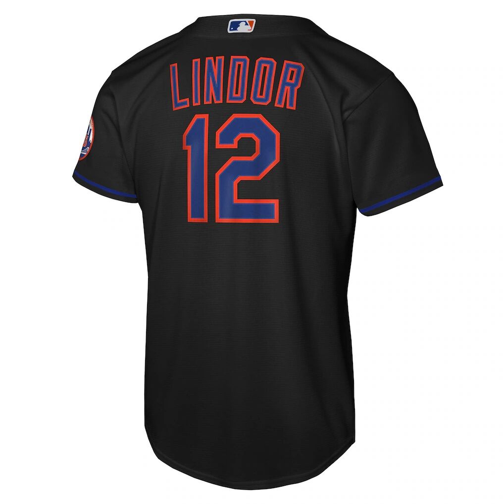 Francisco Lindor New York Mets Nike Youth Alternate Stadium Player Jersey