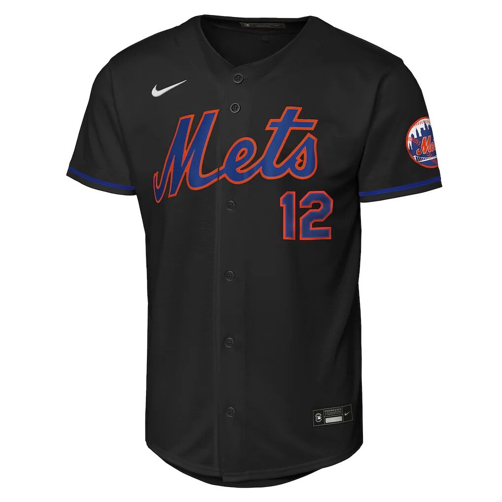 Francisco Lindor New York Mets Nike Youth Alternate Stadium Player Jersey