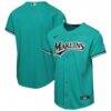 Miami Marlins Nike Youth Alternate Stadium Jersey - Teal - Front View
