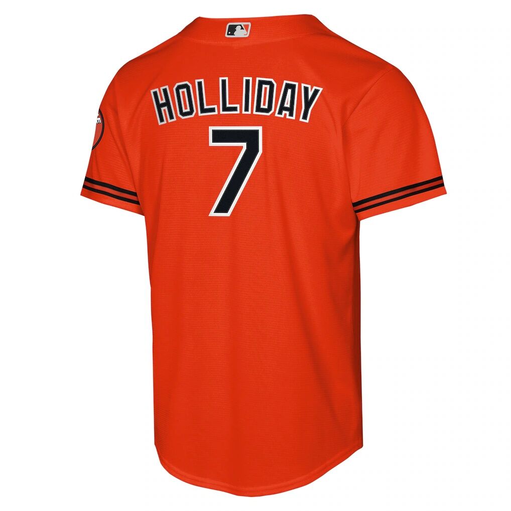 Jackson Holliday Baltimore Orioles Nike Youth Alternate 2 Stadium Player Jersey