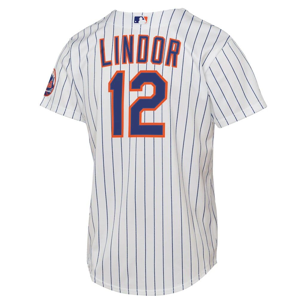 Francisco Lindor New York Mets Nike Youth Home Stadium Player Jersey