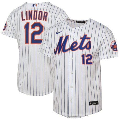 Francisco Lindor New York Mets Nike Youth Home Stadium Player Jersey