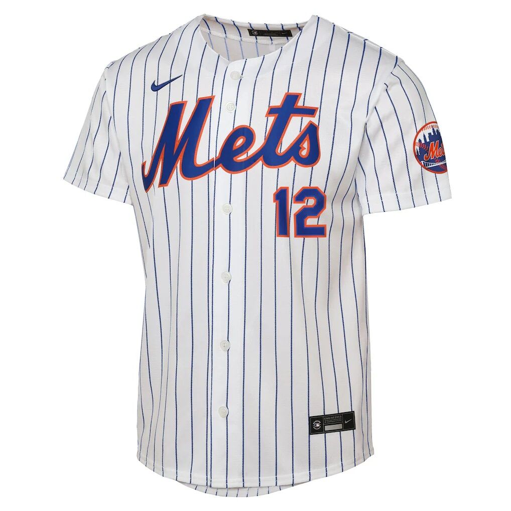 Francisco Lindor New York Mets Nike Youth Home Stadium Player Jersey