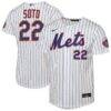 Juan Soto New York Mets Nike Youth Home Stadium Player Jersey - White - Front View