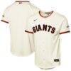 San Francisco Giants Nike Youth Home Stadium Jersey - Cream - Front View