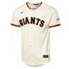 San Francisco Giants Nike Youth Home Stadium Jersey - Cream - Side View