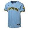 Milwaukee Brewers Nike Youth Road Stadium Jersey - - Side View