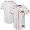 Cincinnati Reds Nike Youth Home Stadium Jersey - White - Front View