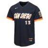 Manny Machado San Diego Padres Nike Youth 2026 City Connect Stadium Jersey - - Side View