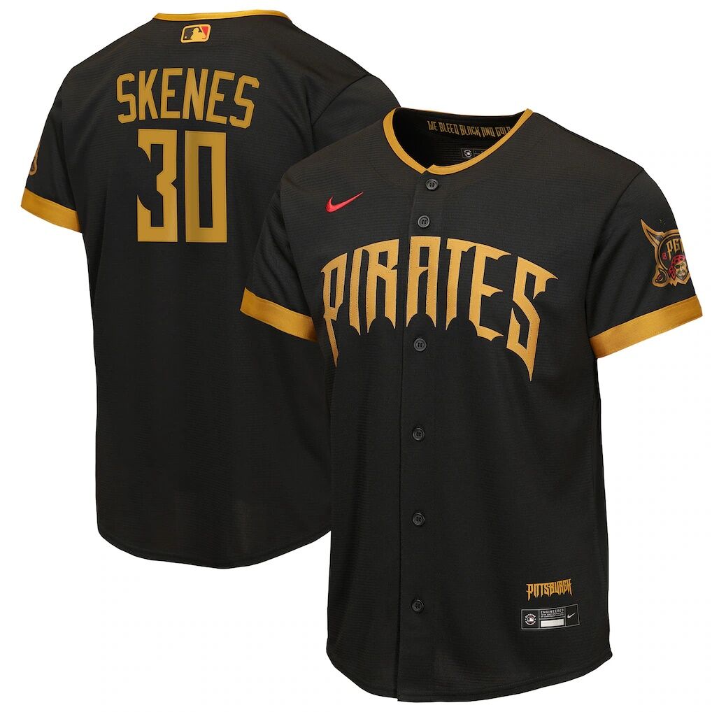 Paul Skenes Pittsburgh Pirates Nike Youth 2026 City Connect Stadium Jersey