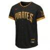 Paul Skenes Pittsburgh Pirates Nike Youth 2026 City Connect Stadium Jersey - Black - Side View