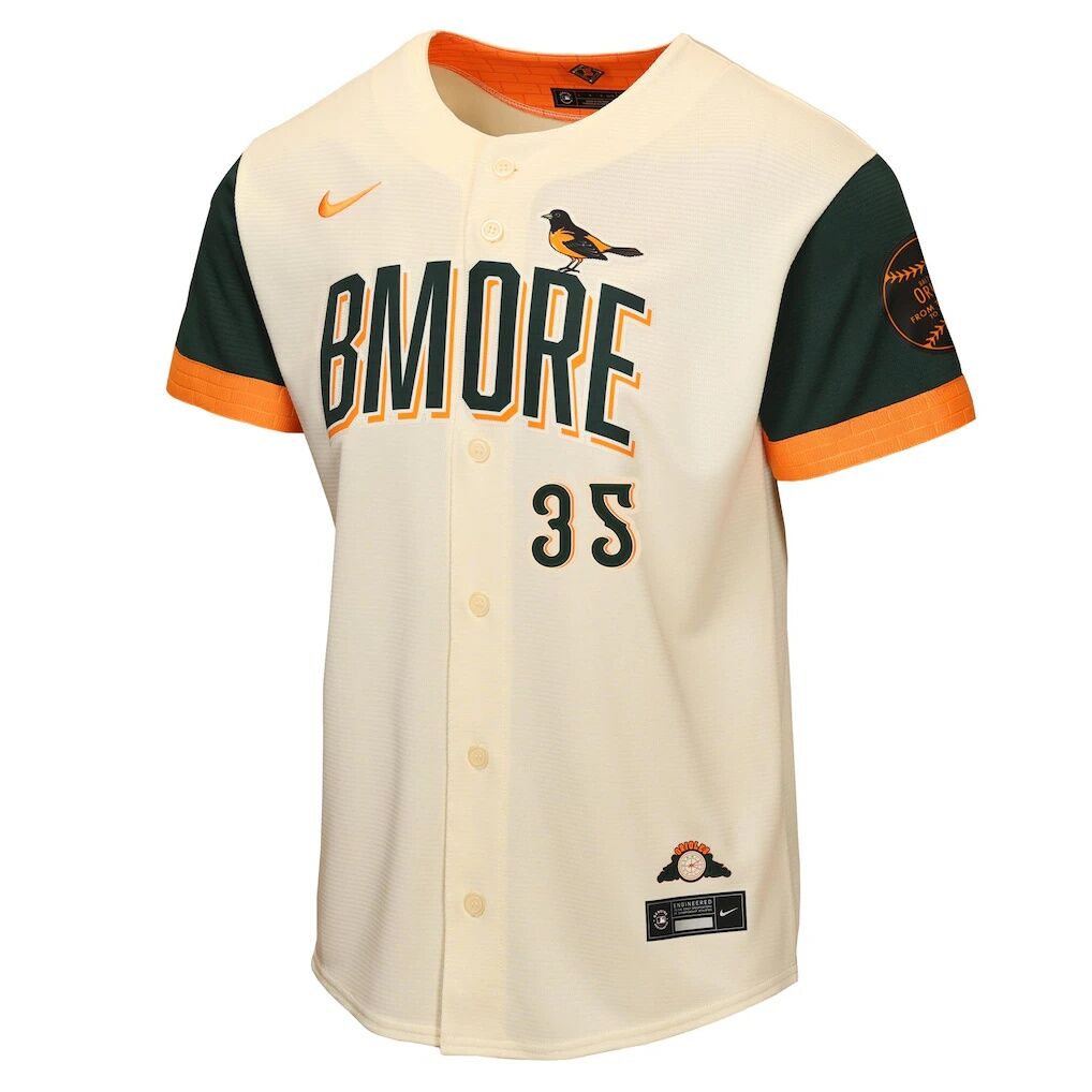 Adley Rutschman Baltimore Orioles Nike Youth 2026 City Connect Stadium Jersey