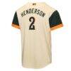 Gunnar Henderson Baltimore Orioles Nike Youth 2026 City Connect Stadium Jersey - Cream - Detail View