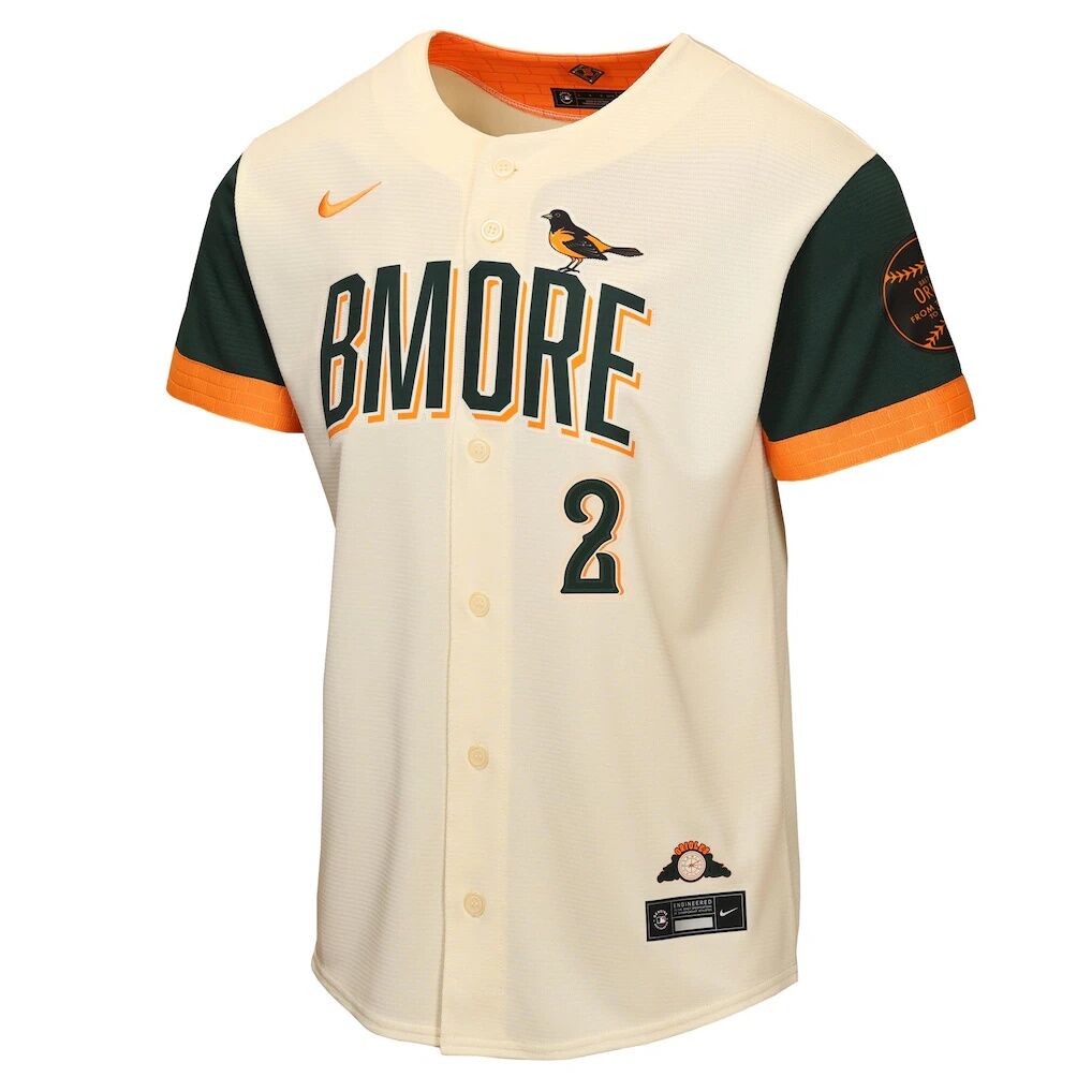 Gunnar Henderson Baltimore Orioles Nike Youth 2026 City Connect Stadium Jersey
