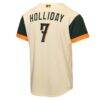 Jackson Holliday Baltimore Orioles Nike Youth 2026 City Connect Stadium Jersey - Cream - Detail View