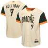 Jackson Holliday Baltimore Orioles Nike Youth 2026 City Connect Stadium Jersey - Cream - Front View