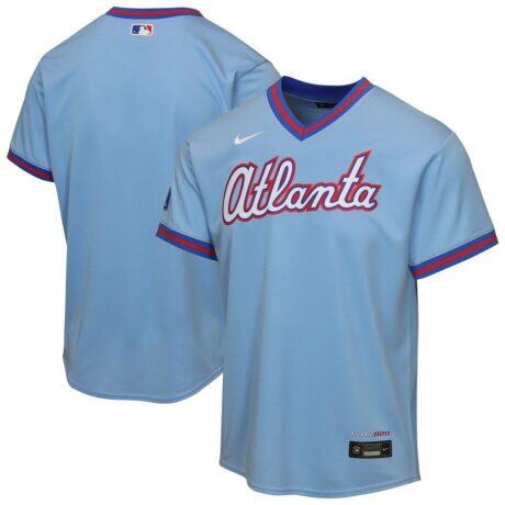Atlanta Braves Nike Youth 2026 City Connect Stadium Jersey - Powder Blue