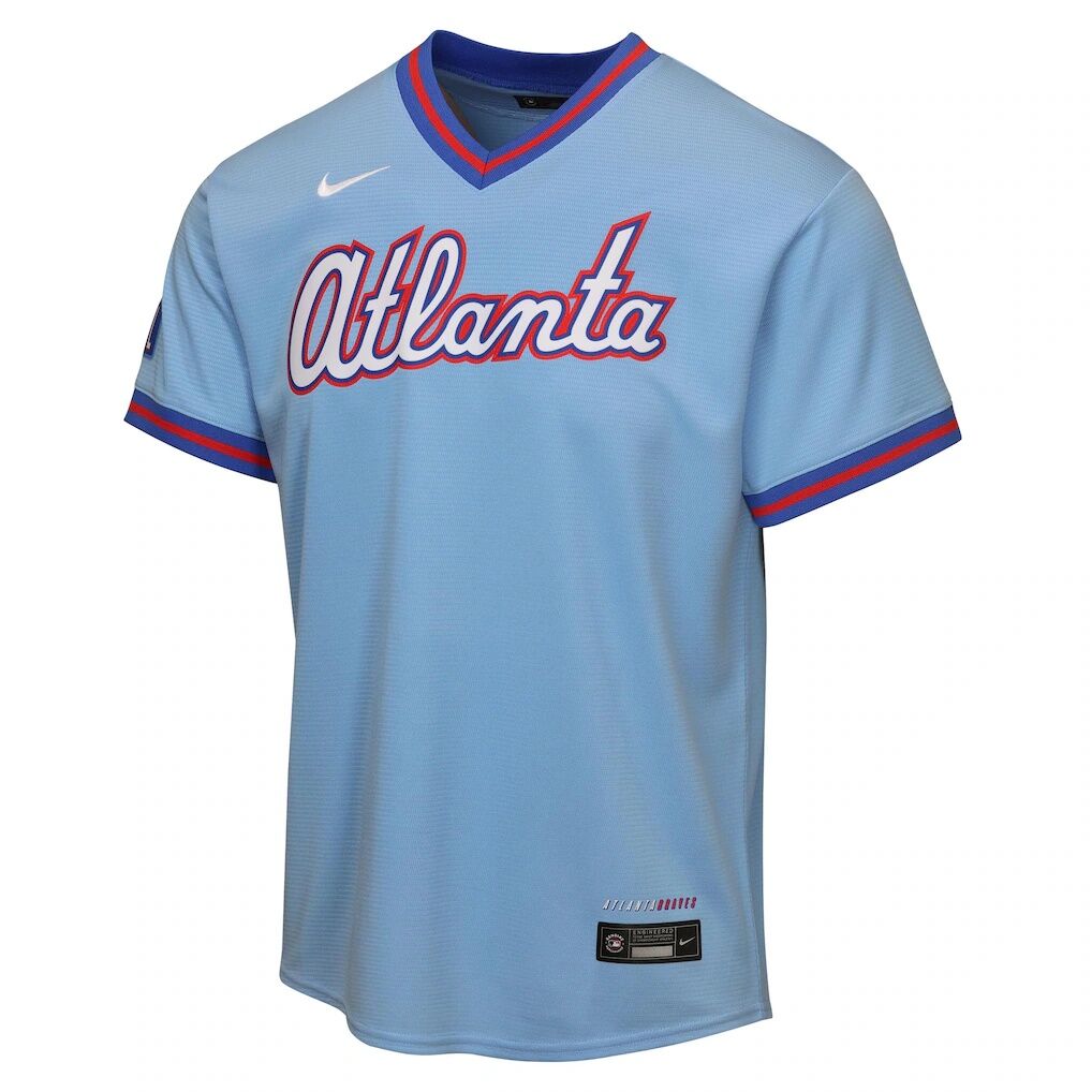 Atlanta Braves Nike Youth 2026 City Connect Stadium Jersey - Powder Blue