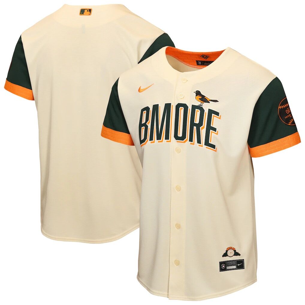 Baltimore Orioles Nike Youth 2026 City Connect Stadium Jersey