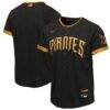 Pittsburgh Pirates Nike Youth 2026 City Connect Stadium Jersey - Black - Front View