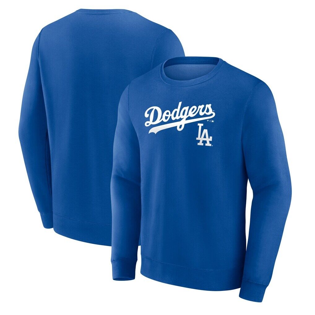 Los Angeles Dodgers Team Lockup Sweatshirt – Royal