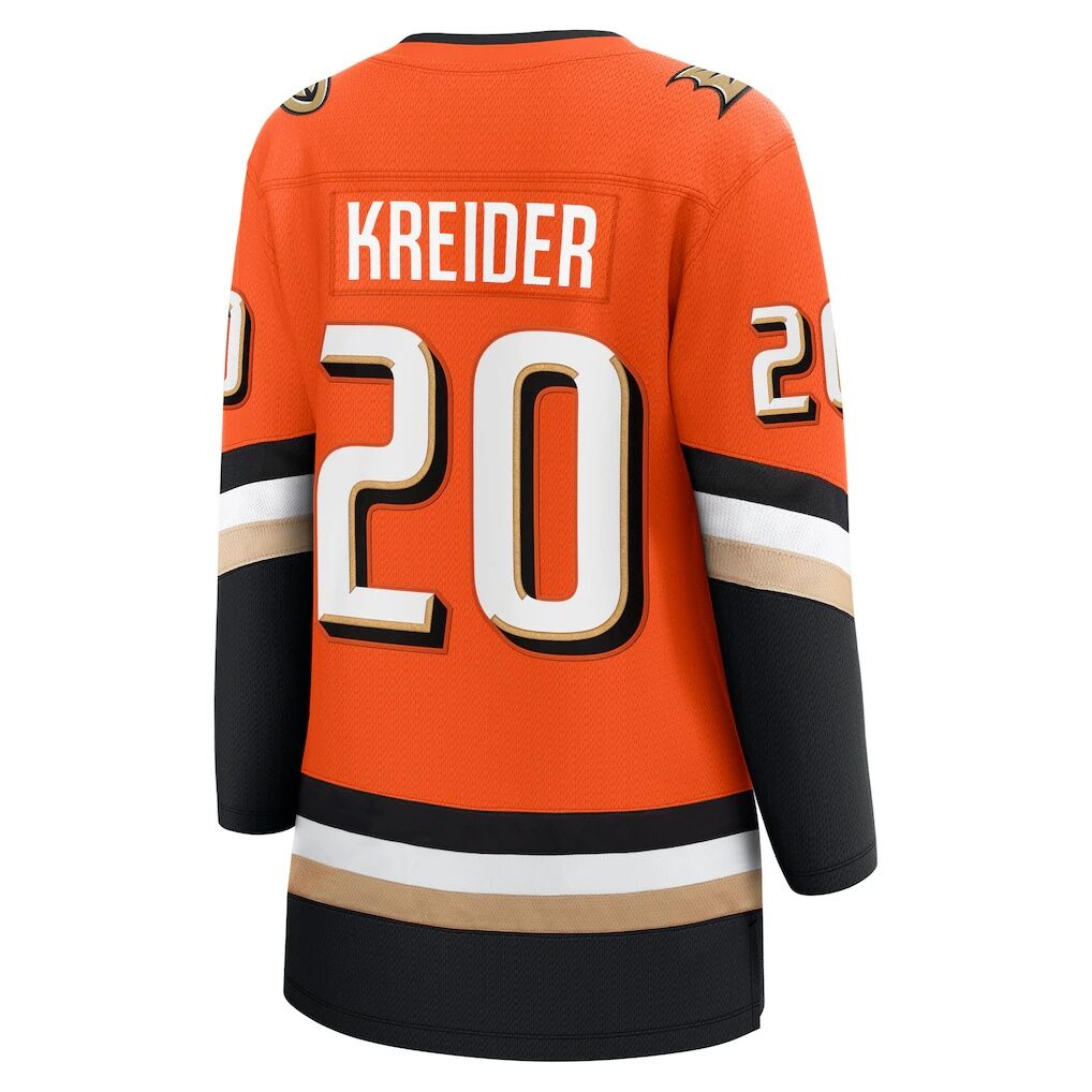 Chris Kreider Anaheim Ducks Fashion7 Women's Home Breakaway Player Jersey