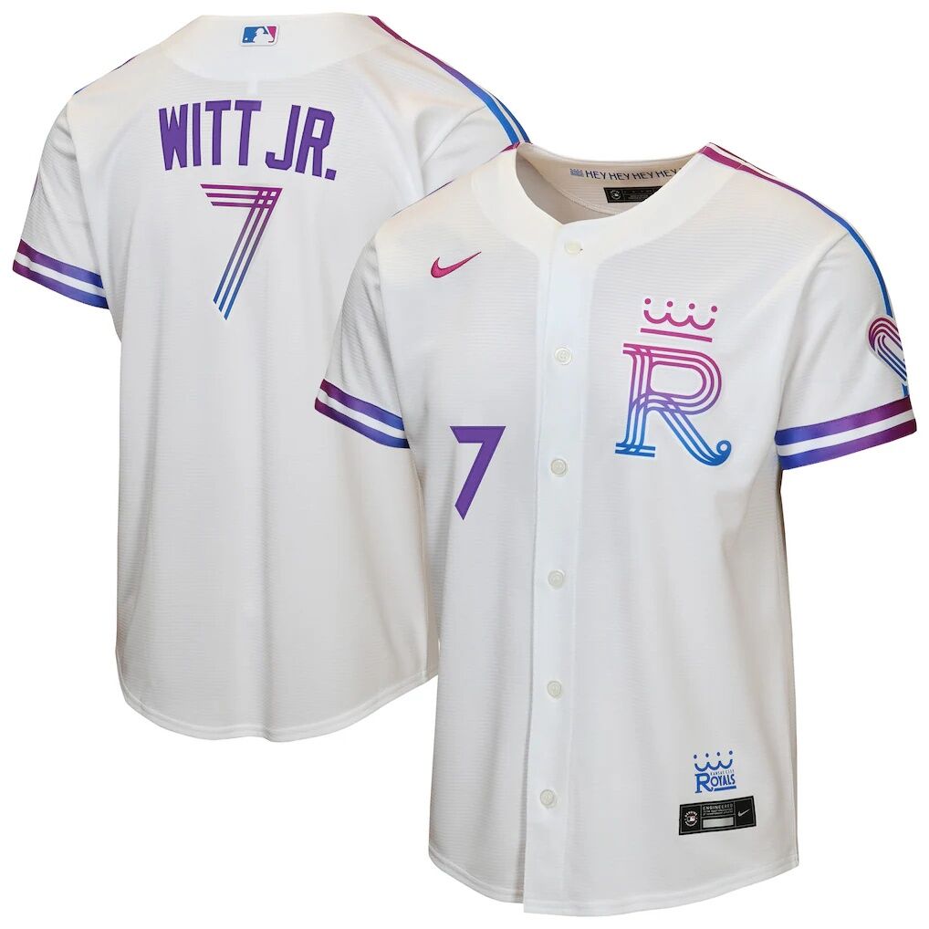 Bobby Witt Jr. Kansas City Royals Nike Youth 2026 City Connect Stadium Jersey