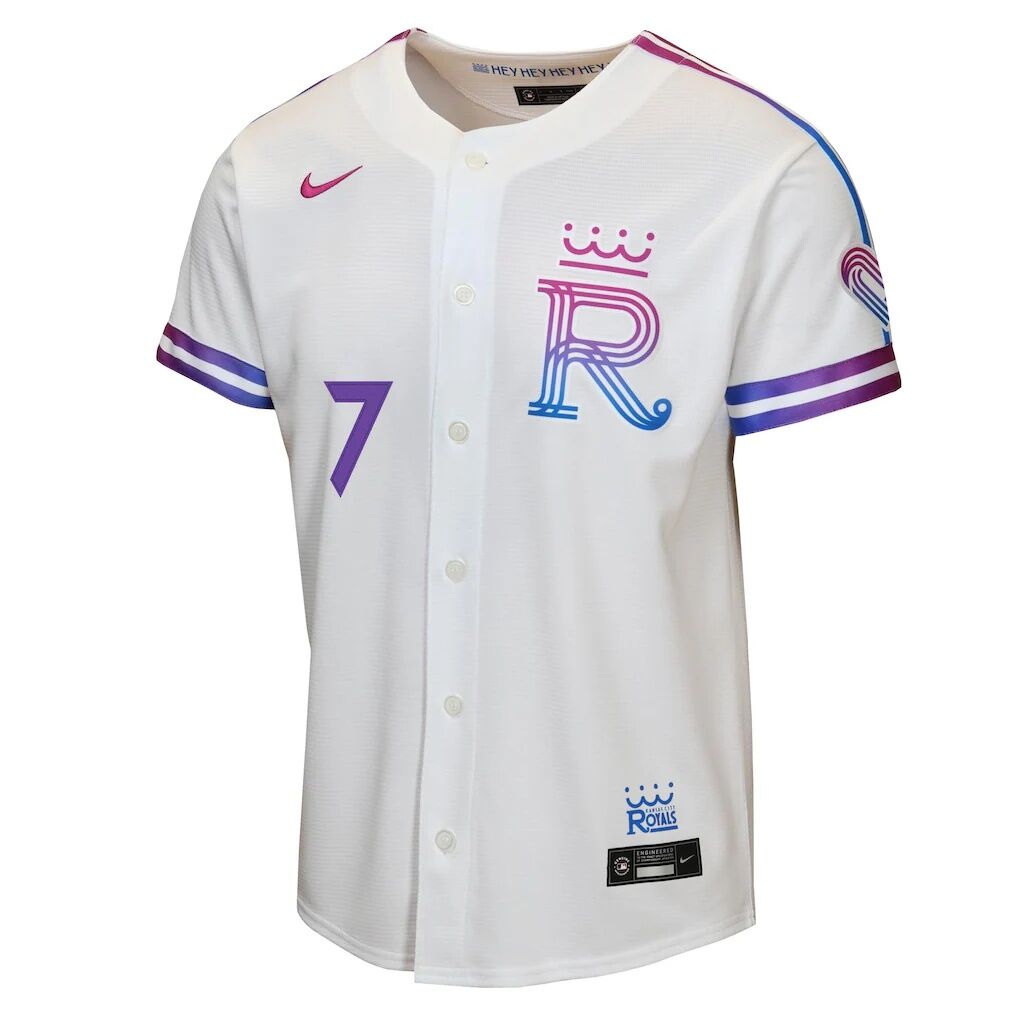 Bobby Witt Jr. Kansas City Royals Nike Youth 2026 City Connect Stadium Jersey