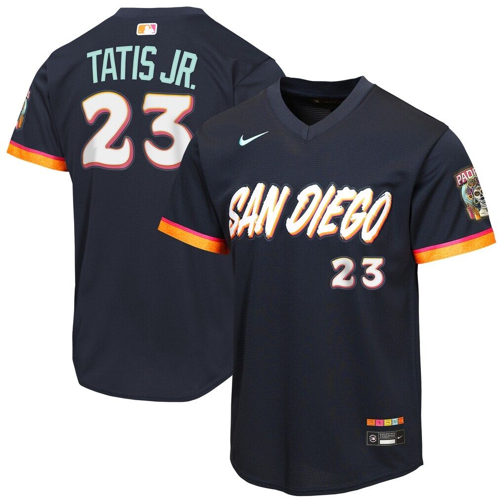 Fernando Tatis Jr. San Diego Padres Nike Youth 2026 City Connect Stadium Jersey - Obsidian