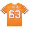 Lee Roy Selmon Tampa Bay Buccaneers Mitchell & Ness 1976 Legacy Replica Jersey - Orange - Detail View