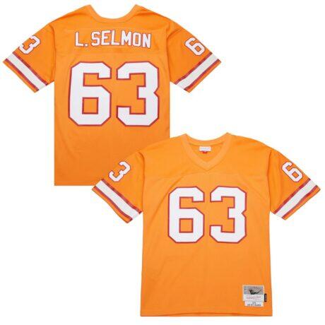 Lee Roy Selmon Tampa Bay Buccaneers Mitchell & Ness 1976 Legacy Replica Jersey - Orange - Front View