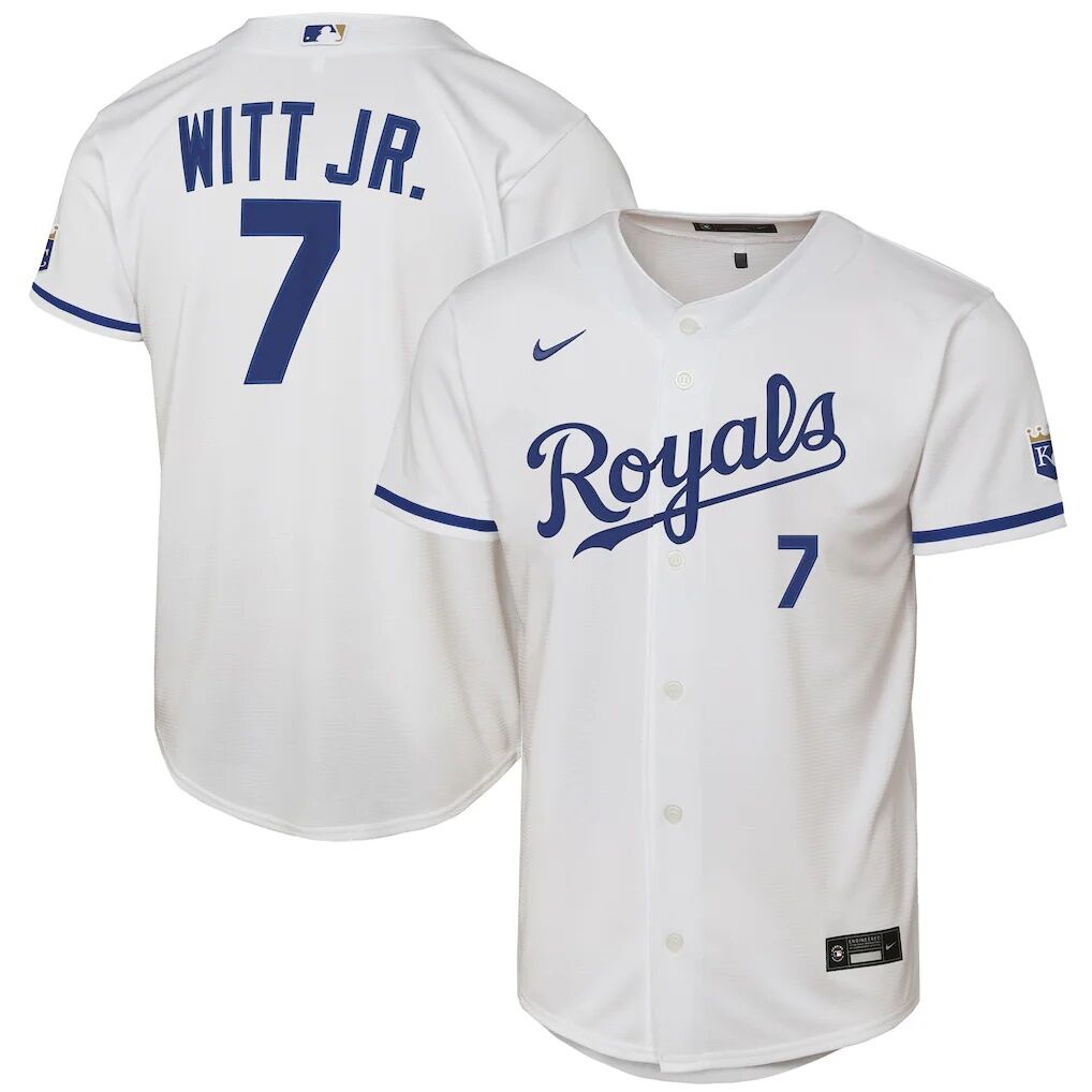 Bobby Witt Jr. Kansas City Royals Nike Youth Home Stadium Jersey