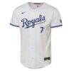 Bobby Witt Jr. Kansas City Royals Nike Youth Home Stadium Jersey - White - Side View