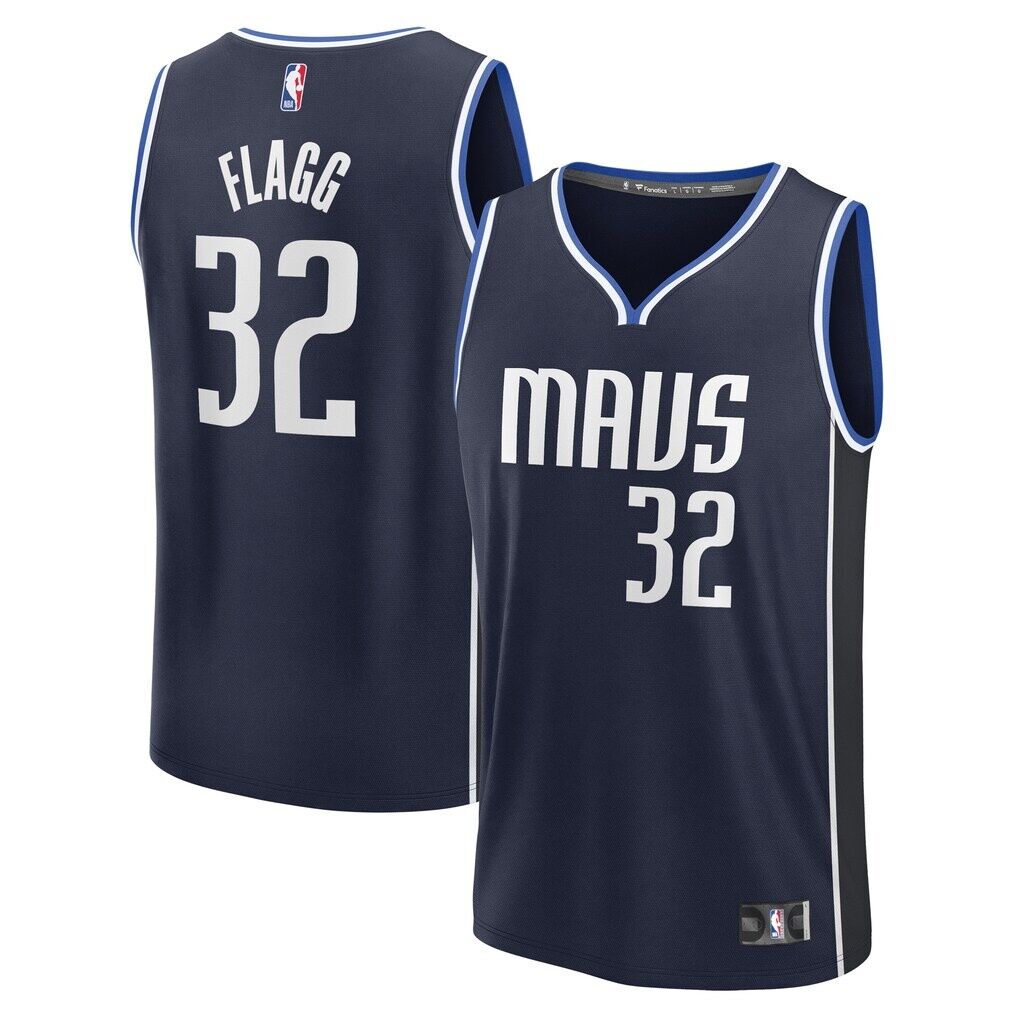 Cooper Flagg Dallas Mavericks Fashion7 2025 NBA Draft First Round Pick Fast Break Replica Jersey - Statement Edition