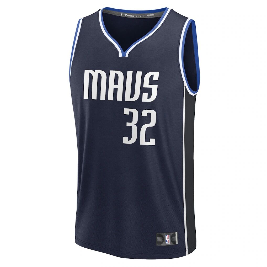 Cooper Flagg Dallas Mavericks Fashion7 2025 NBA Draft First Round Pick Fast Break Replica Jersey - Statement Edition