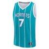 Kon Knueppel Charlotte Hornets Fashion7 2025 NBA Draft First Round Pick Fast Break Replica Jersey - Teal - Alt1