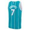 Kon Knueppel Charlotte Hornets Fashion7 2025 NBA Draft First Round Pick Fast Break Replica Jersey - Teal - Alt2