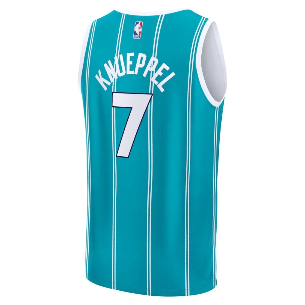 Kon Knueppel Charlotte Hornets Fashion7 2025 NBA Draft First Round Pick Fast Break Replica Jersey – Icon Edition