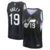 Ace Bailey Utah Jazz Fashion7 Youth 2025 NBA Draft First Round Pick Fast Break Replica Jersey - Black - Front View