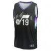 Ace Bailey Utah Jazz Fashion7 Youth 2025 NBA Draft First Round Pick Fast Break Replica Jersey - Black - Side View